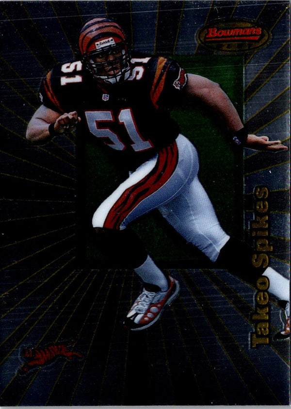 1998 Bowman's Best Takeo Spikes #116 Rookie