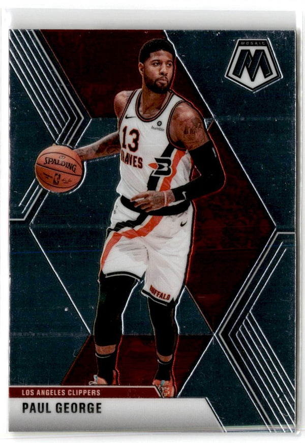 2020 Panini Mosaic Center Stage Paul George #13