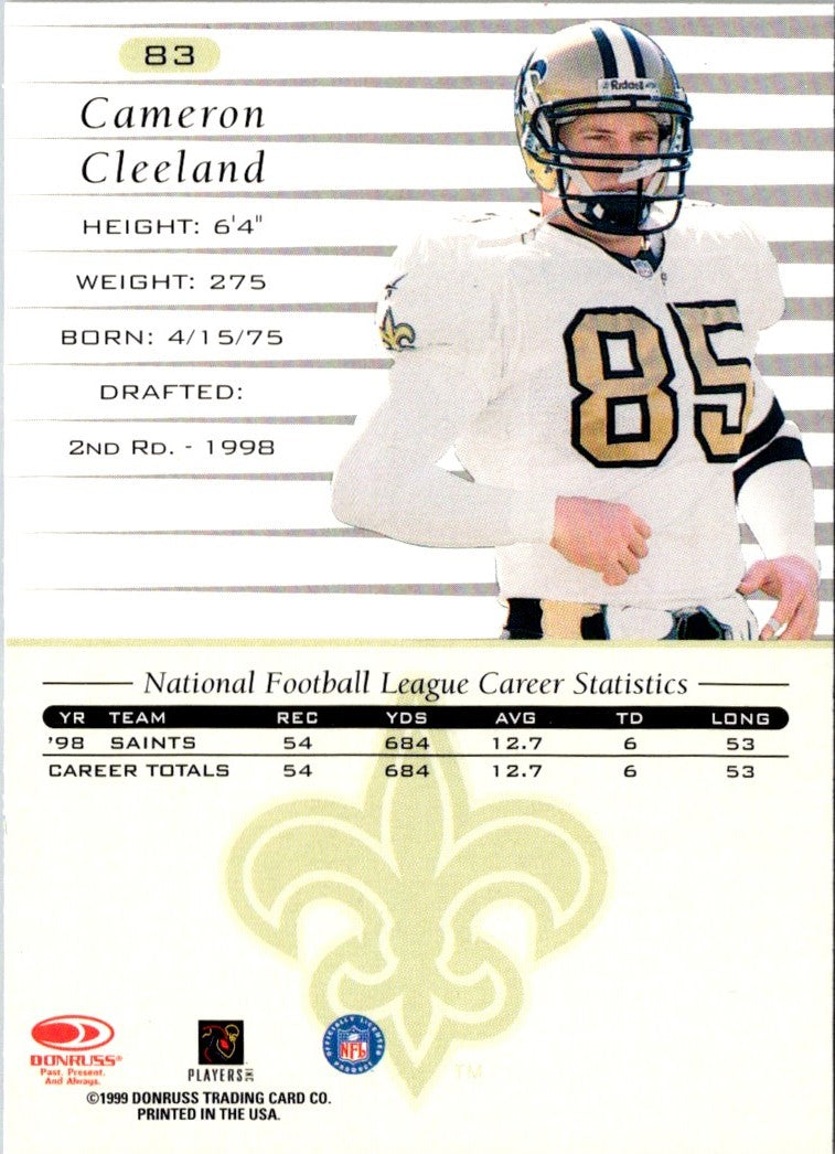 1999 Donruss Cameron Cleeland