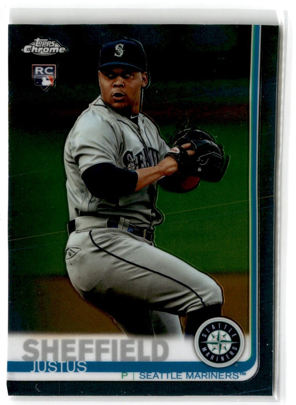 2019 Topps Chrome Justus Sheffield #110 Rookie