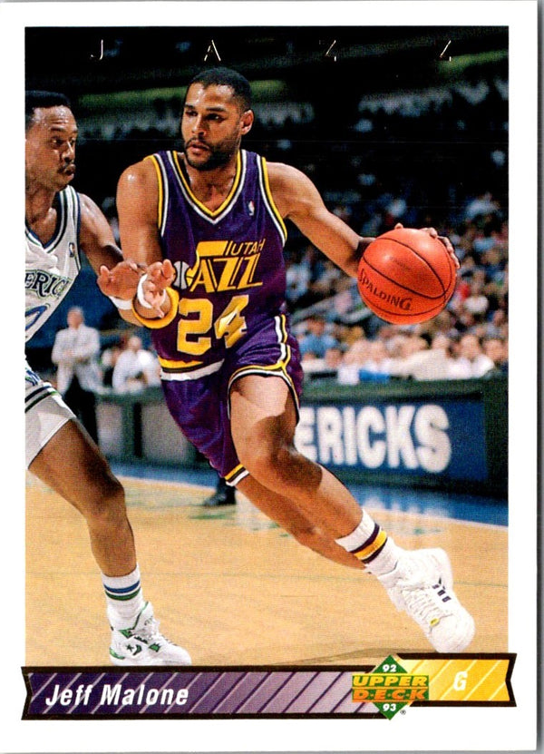 1992 Upper Deck European (Italian) Jeff Malone #247