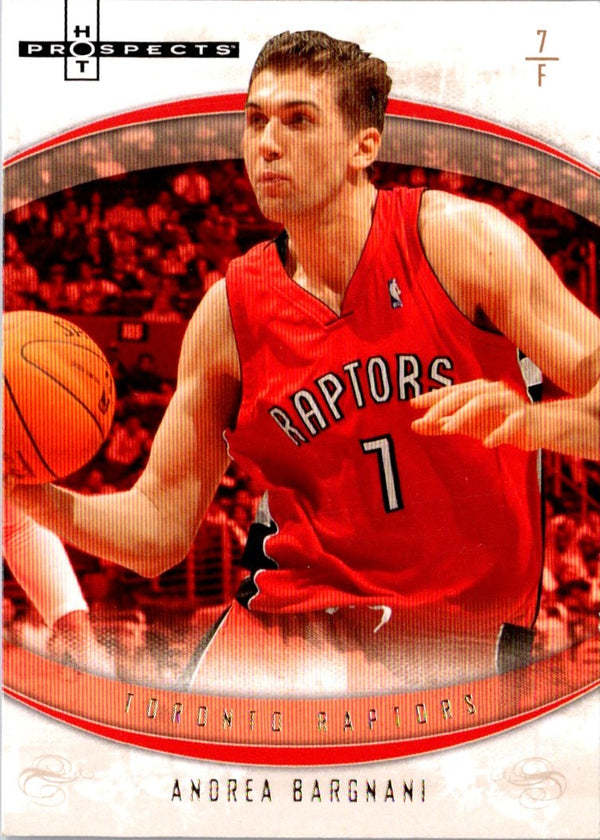 2007 Fleer Hot Prospects Andrea Bargnani #58
