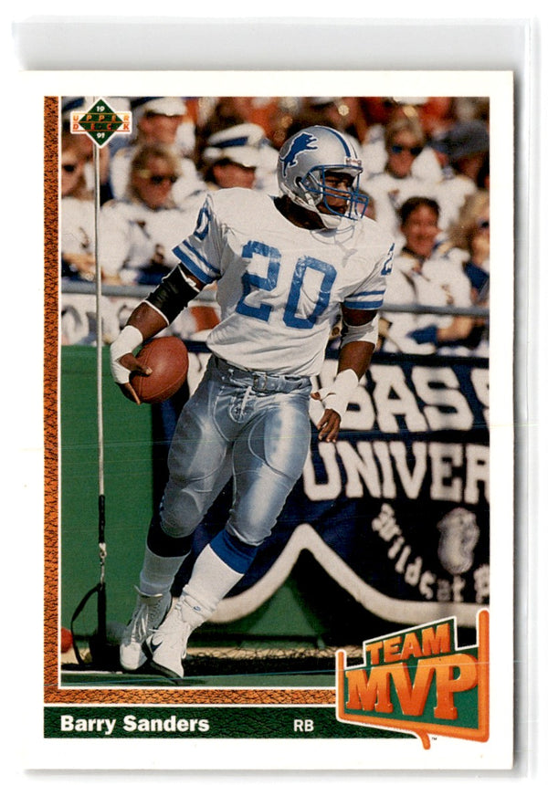 1991 Upper Deck Barry Sanders #458