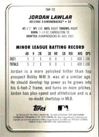 2022 Bowman Platinum Top Jordan Lawlar #TOP-72