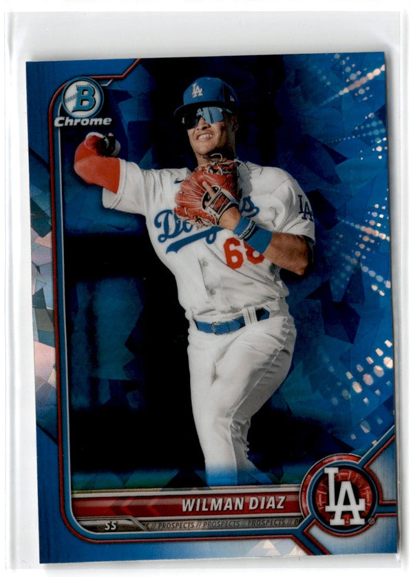 2021 Bowman Chrome Prospects Wilman Diaz #CPA-WD