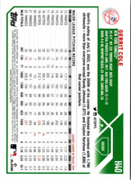2023 Topps Holiday Gerrit Cole #H40