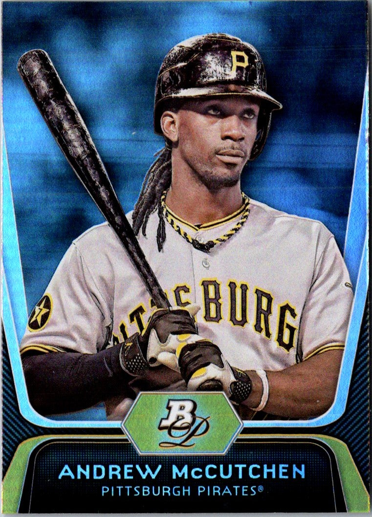 2012 Bowman Platinum Andrew McCutchen