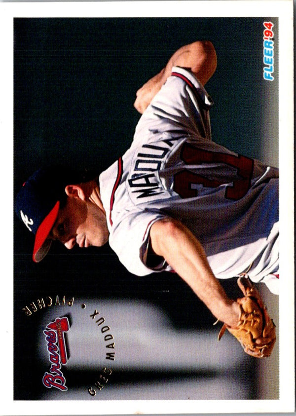 1994 Fleer Greg Maddux #365