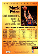 1994 Fleer Sharpshooters Mark Price