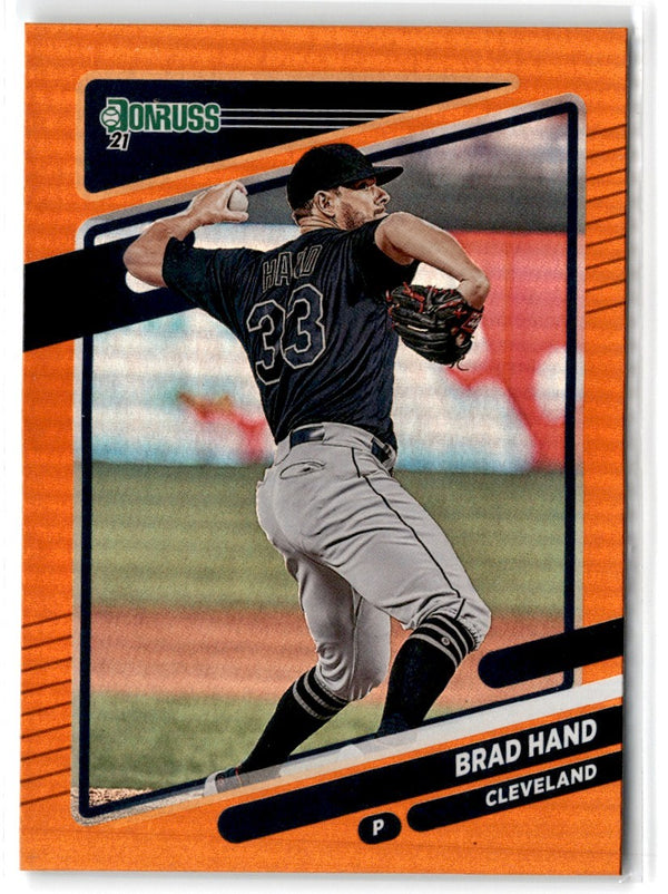 2021 Donruss Holo Orange Brad Hand #138