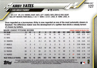 2020 Topps Opening Day Kirby Yates #127