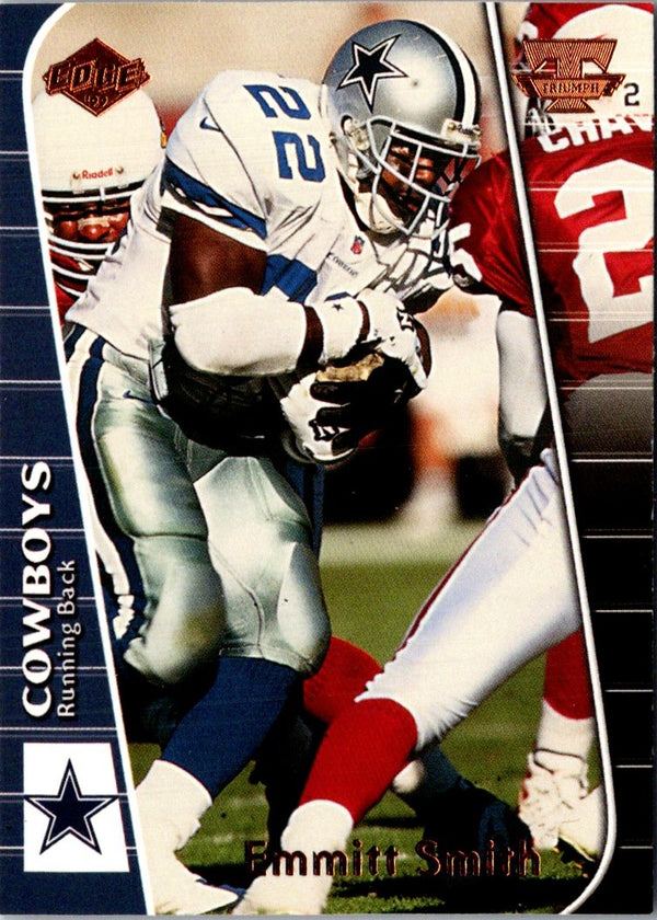 1999 Collector's Edge Triumph Millennium Collection Blue Emmitt Smith #T17