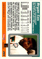 1995 Topps Hit List Bryan Cox #6