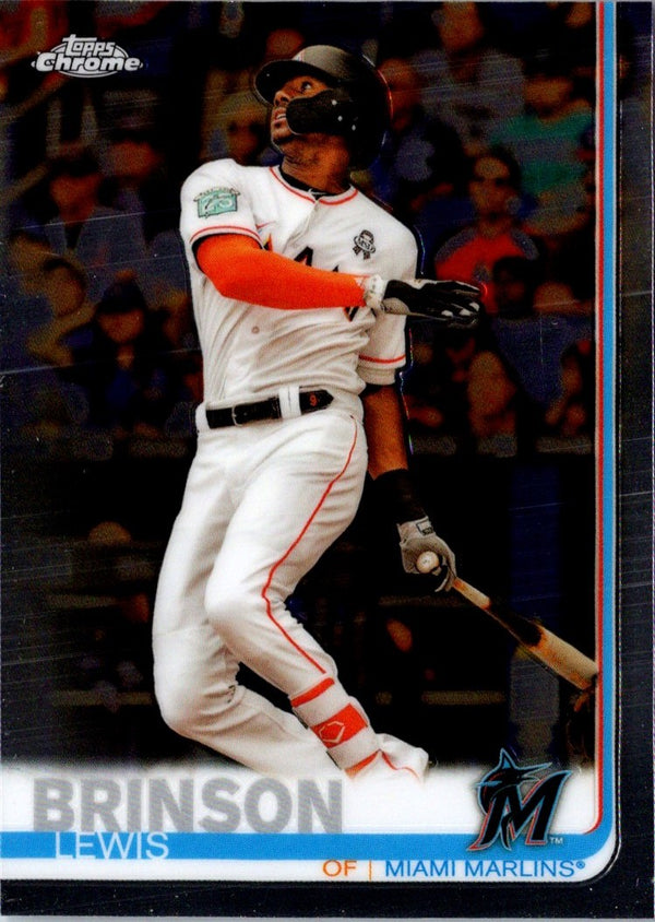 2019 Topps Chrome Lewis Brinson #296