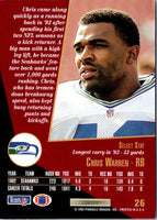 1993 Select Chris Warren #26