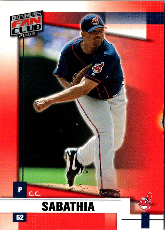2002 Donruss Fan Club CC Sabathia #188