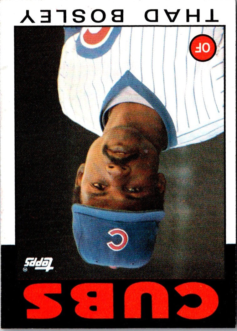 1986 Topps Thad Bosley