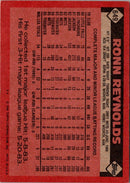1986 Topps Ronn Reynolds
