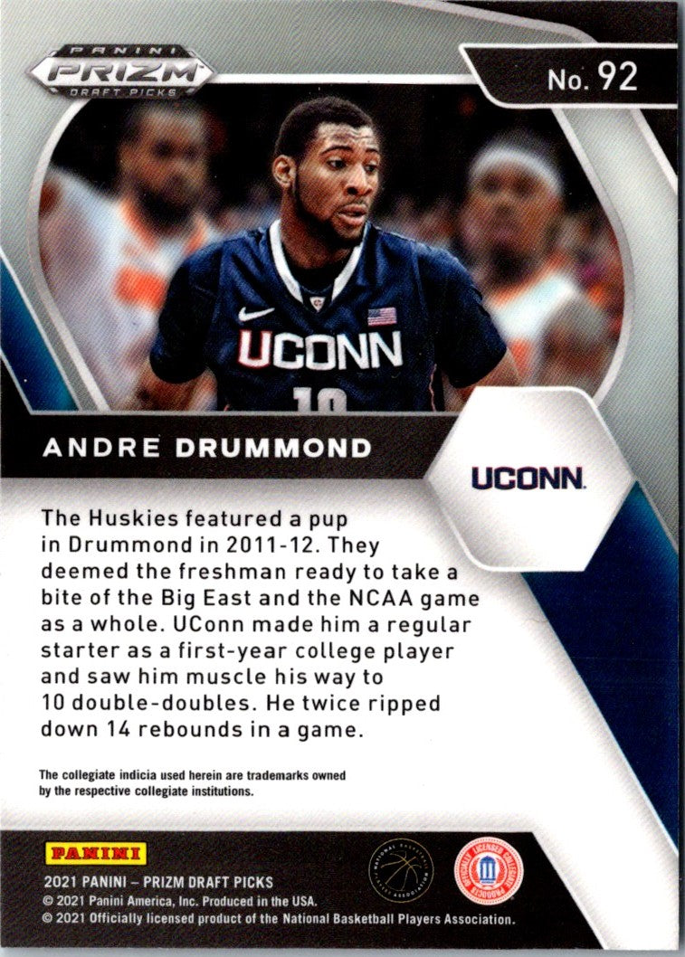 2021 Panini Prizm Draft Picks Andre Drummond