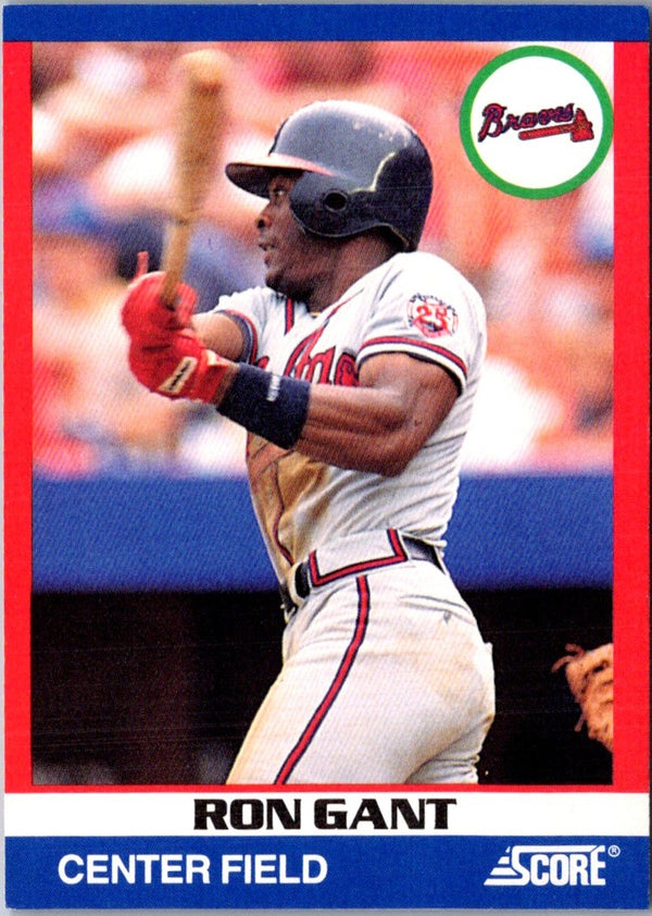 1991 Score 100 Superstars Ron Gant #14