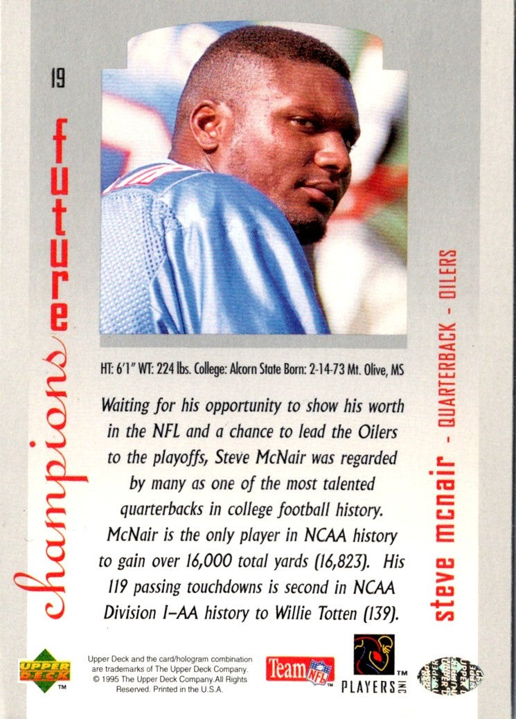 1995 SP Championship Steve McNair