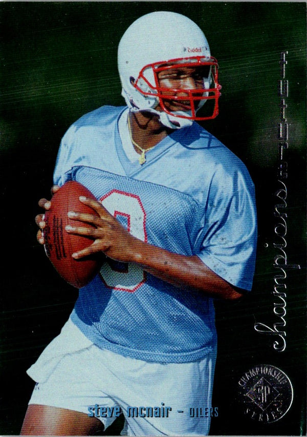 1995 SP Championship Steve McNair #19 Rookie