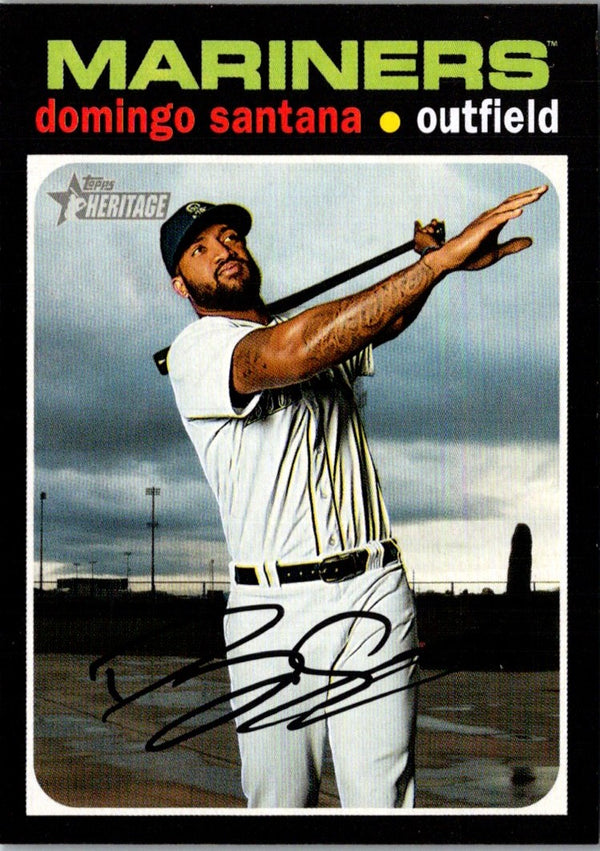 2020 Topps Heritage Domingo Santana #160