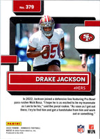 2022 Donruss Red Press Proof Drake Jackson #379