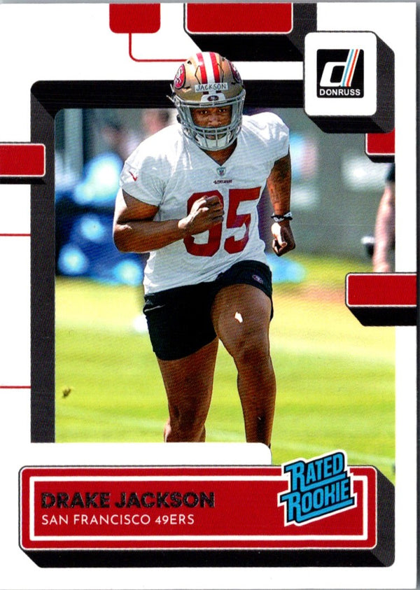 2022 Donruss Red Press Proof Drake Jackson #379