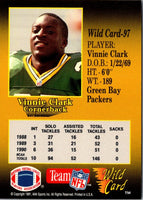 1991 Wild Card Vinnie Clark #97 Rookie