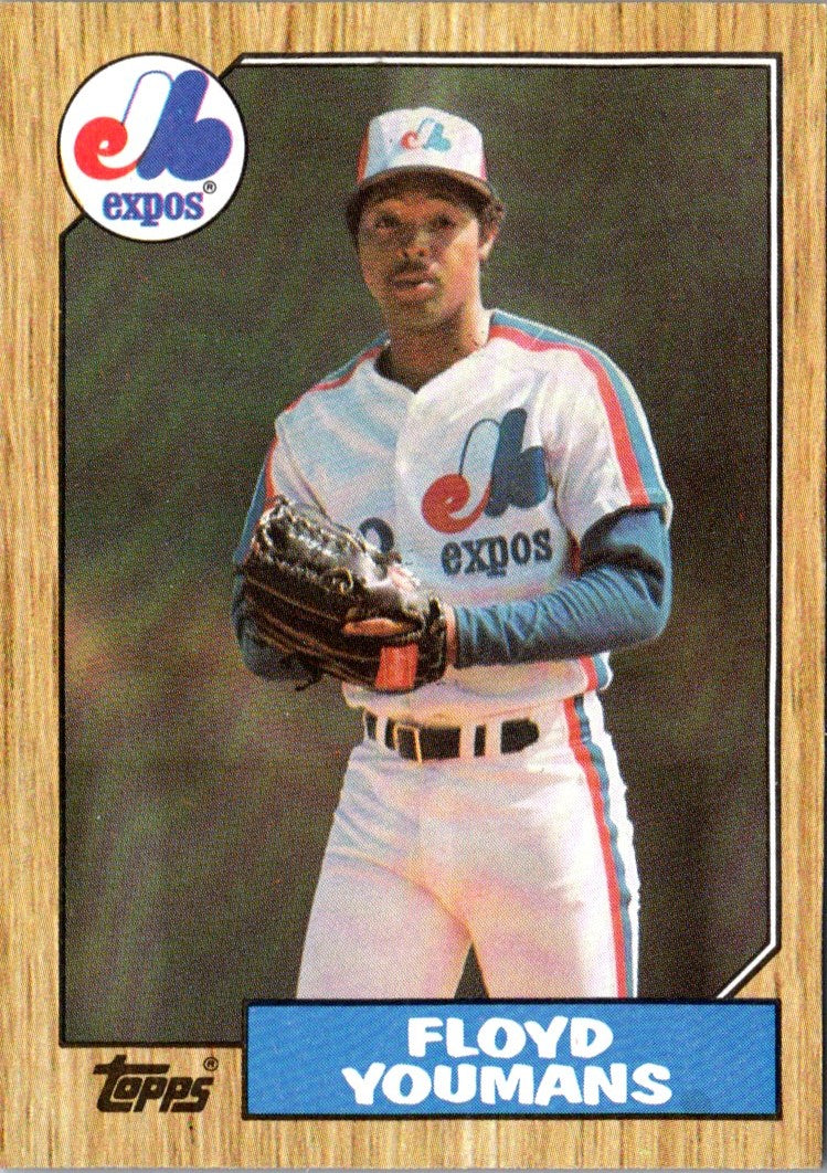 1987 Topps Floyd Youmans