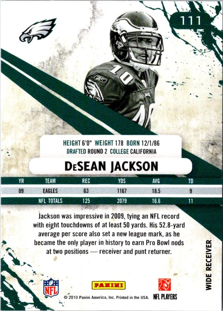 2010 Panini Rookies & Stars DeSean Jackson