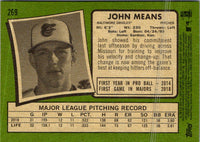 2020 Topps Heritage John Means #269