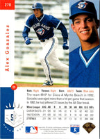 1993 SP Alex Gonzalez #278
