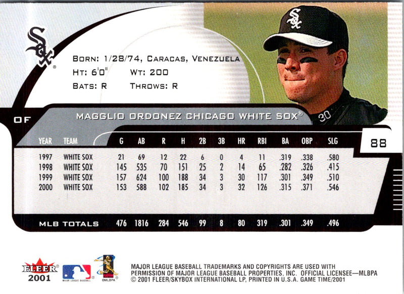 2002 Donruss Originals Magglio Ordonez