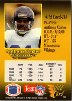 1991 Wild Card Anthony Carter #114