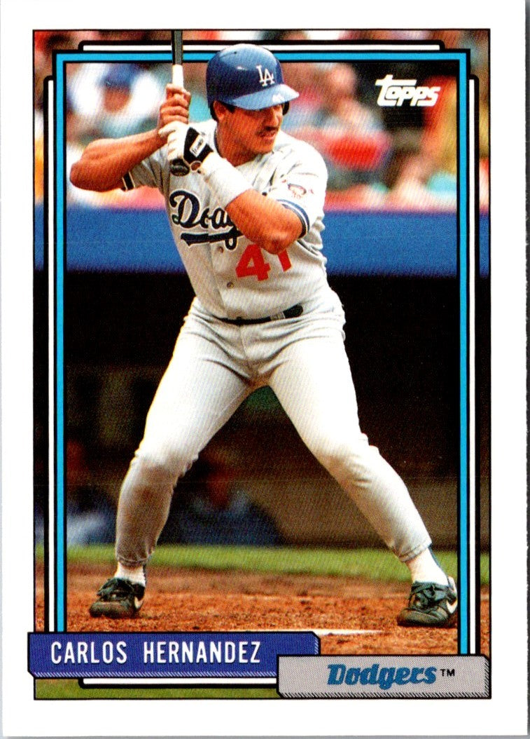 1992 Topps Traded Carlos Hernandez