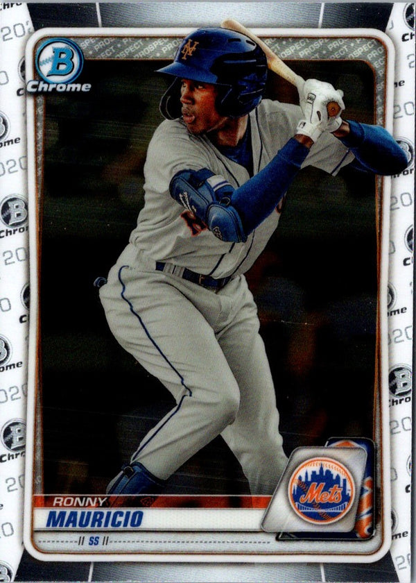 2020 Bowman Chrome Prospects Ronny Mauricio #BCP-28