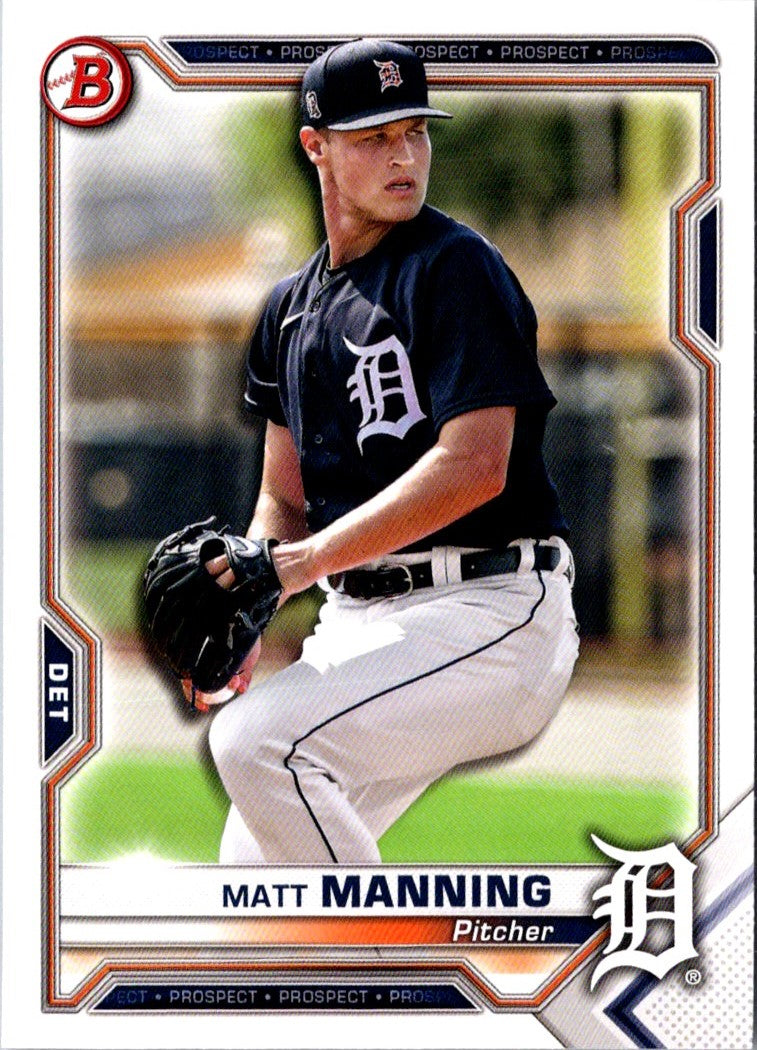 2021 Bowman Prospects Matt Manning