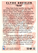 1993 Fleer Clyde Drexler Career Highlights Clyde Drexler