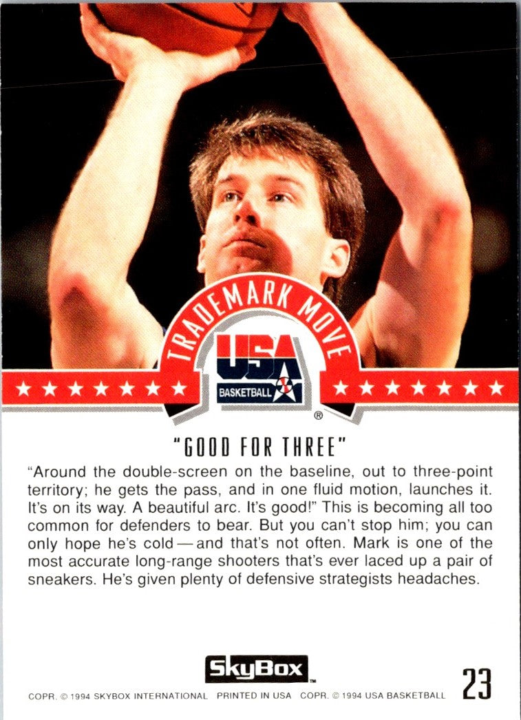 1994 SkyBox USA Mark Price