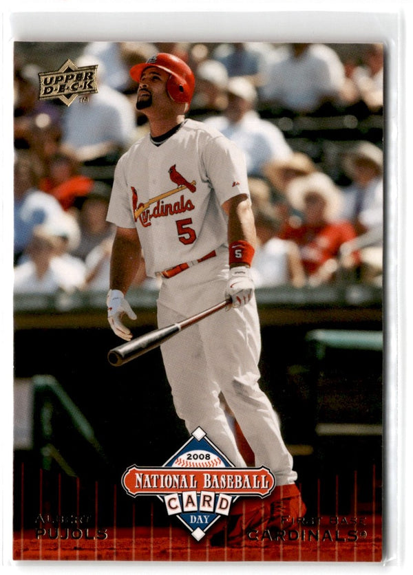 2008 Upper Deck National Baseball Card Day Albert Pujols #UD11