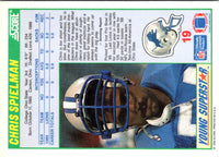 1990 Score Young Superstars Chris Spielman #19
