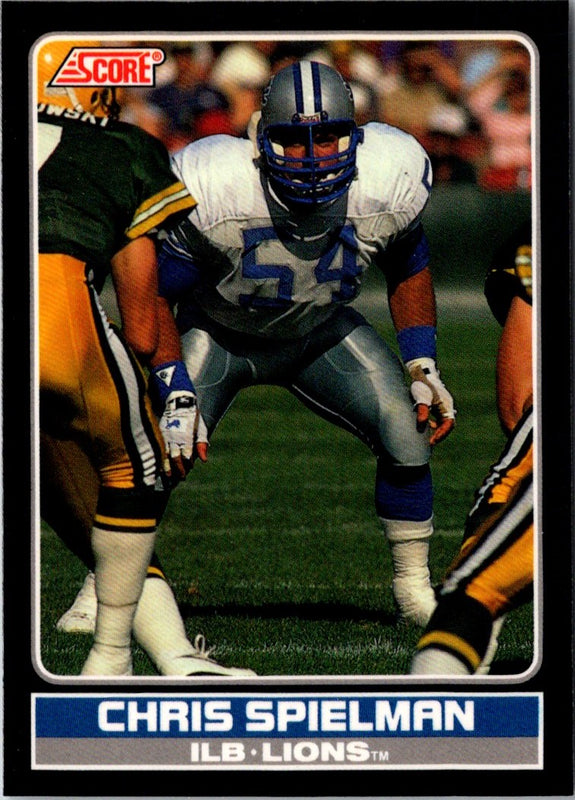 1990 Score Young Superstars Chris Spielman #19