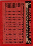 1986 Topps Graig Nettles
