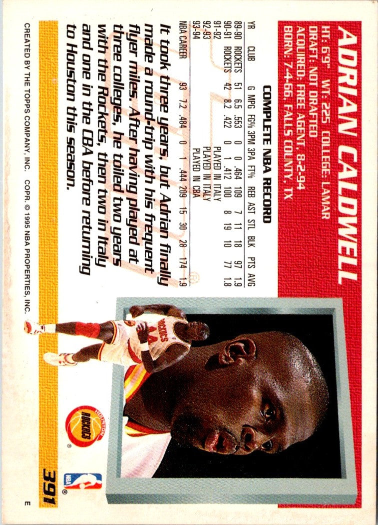 1994 Topps Adrian Caldwell