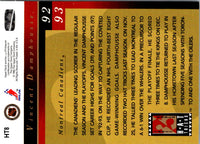 1993 Upper Deck Hat Tricks Vincent Damphousse #HT8