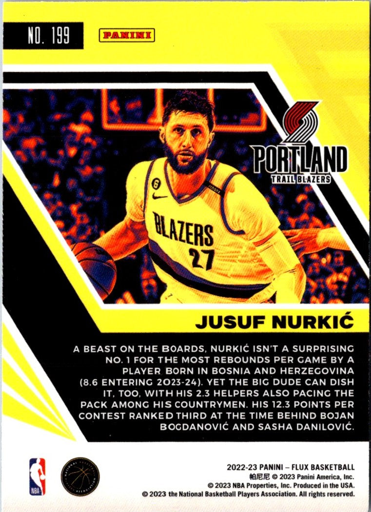 2022 Panini Flux Jusuf Nurkic