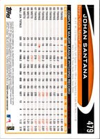 2012 Topps Johan Santana #479
