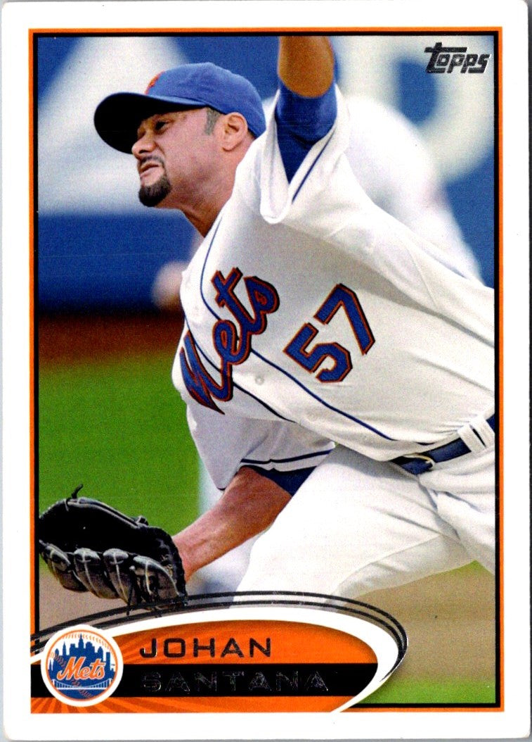 2012 Topps Johan Santana